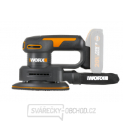 Aku vibrační bruska WORX Orange WX822.9 - 20V - bez akumulátoru - Powershare Náhled