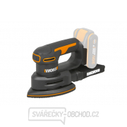 Aku vibrační bruska WORX Orange WX822.9 - 20V - bez akumulátoru - Powershare Aku vibrační bruska WORX Orange WX822.9 - 20V - bez akumulátoru - Powershare gallery main image