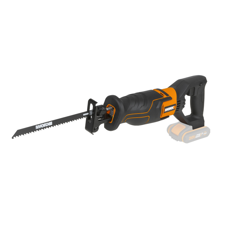Levně WORX Orange WX500.9 - Aku pila ocaska 20V - bez akumulátoru - Powershare 45905009