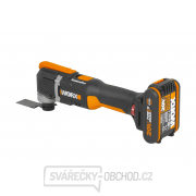 WX696 - Aku multifunkční obrážečka 20V, Sonicrafter, 1x2.0Ah - Powershare Náhled