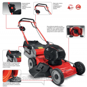 WEIBANG Travní bateriová sekačka s pojezdem WB 502 SE 6in1 náhled