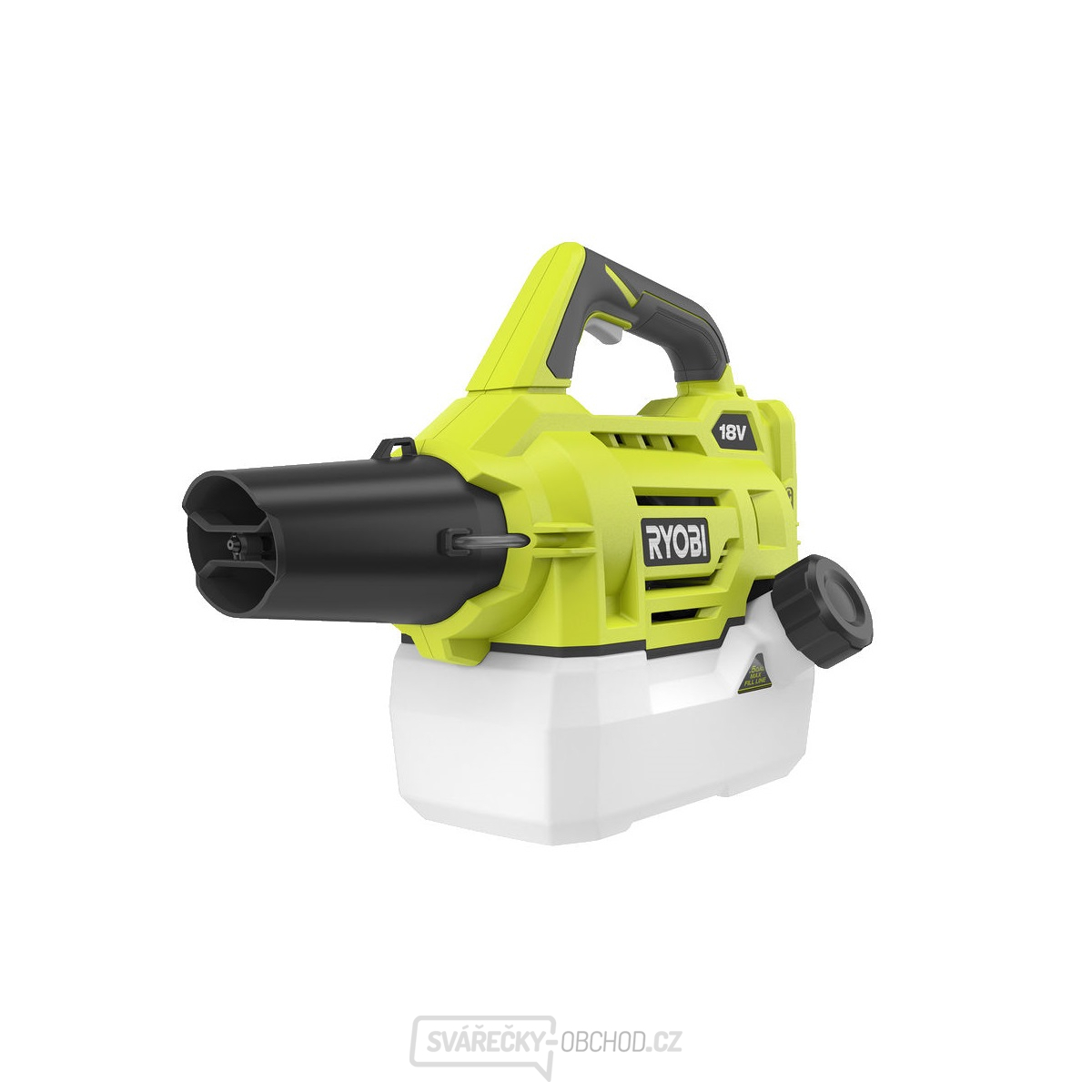 Ryobi RY18FGA-0 aku 18 V mlhovač s 2l nádobou ONE+ (bez baterie a nabíječky)