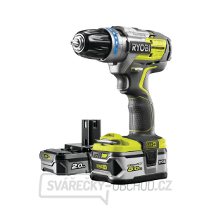 Ryobi R18PDBL-252S 18 V bezkomutátorová příklepová vrtačka + 1x 2Ah + 1x 5Ah baterie + nabíječka ONE+