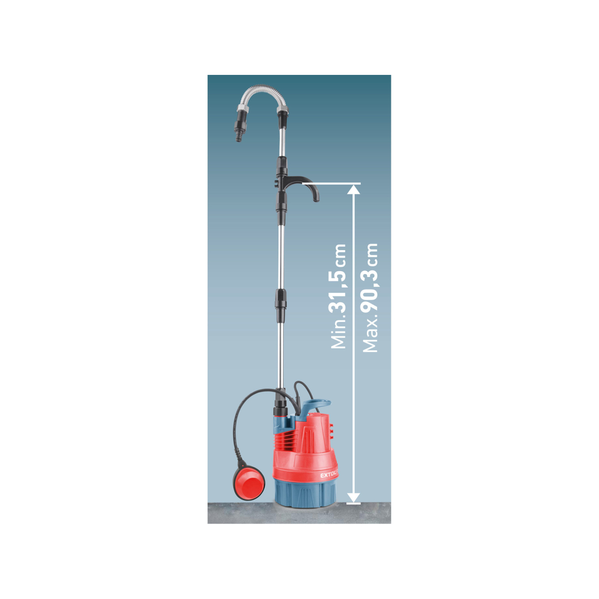 Ponorné čerpadlo do sudu EXTOL PREMIUM 350W, 5000l/h Náhled