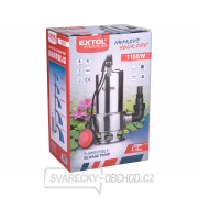 Kalové čerpadlo Extol Premium 1100W, 1600l/h, 15m kabel Kalové čerpadlo Extol Premium 1100W, 1600l/h, 15m kabel náhled
