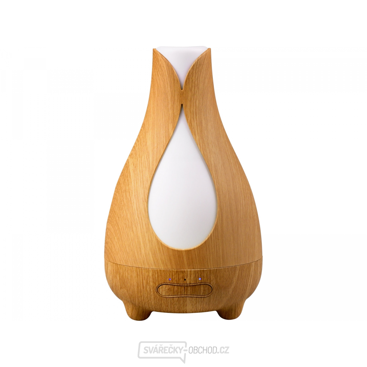 Aroma difuzér TULIP, osvěžovač a zvlhčovač vzduchu, imitace světlého dřeva