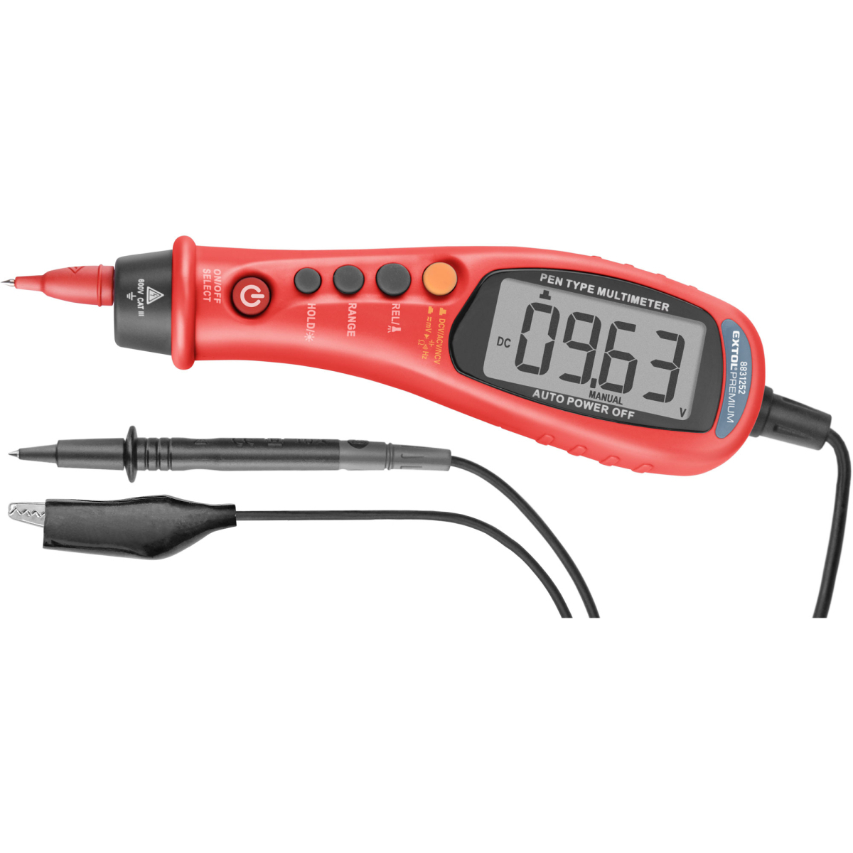 Levně Multimetr digitální, tužka, True RMS, automatická volba rozsahů 8831252