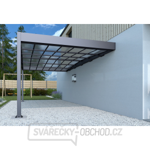 Kovový přístřešek / carport TRIGANO JARDIN LIBECCIO WALL