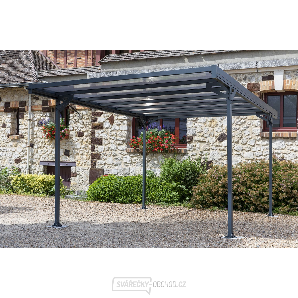 Kovový přístřešek / carport TRIGANO JARDIN MISTRAL