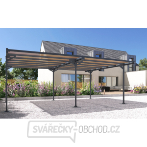 Kovový přístřešek / carport TRIGANO JARDIN MISTRAL DOUBLE