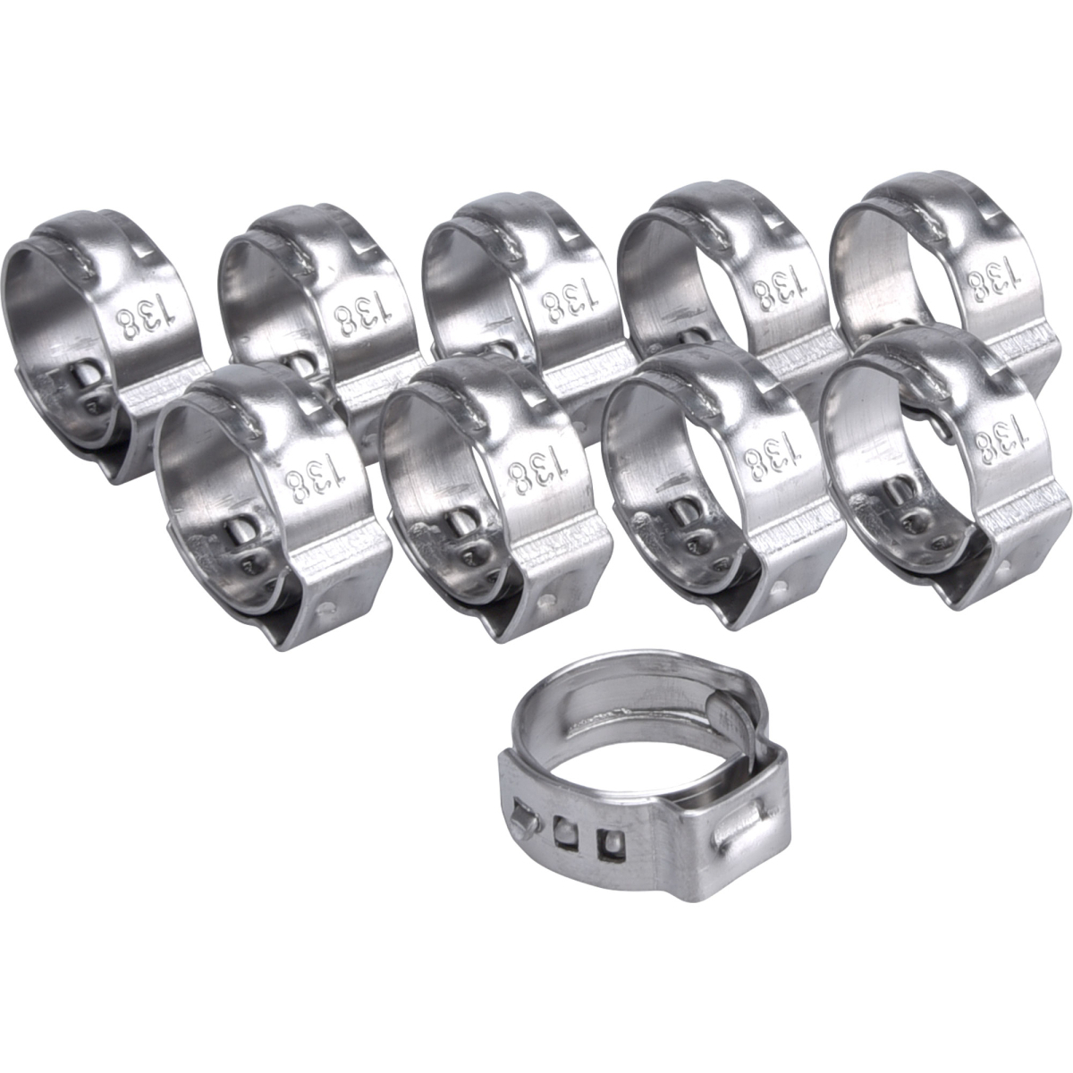 Levně Spona na hadici, 10ks, O13,8mm, INOX 8865171
