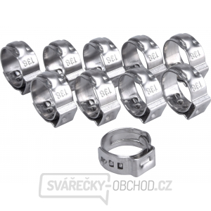 Spona na hadici, 10ks, O13,8mm, INOX gallery main image