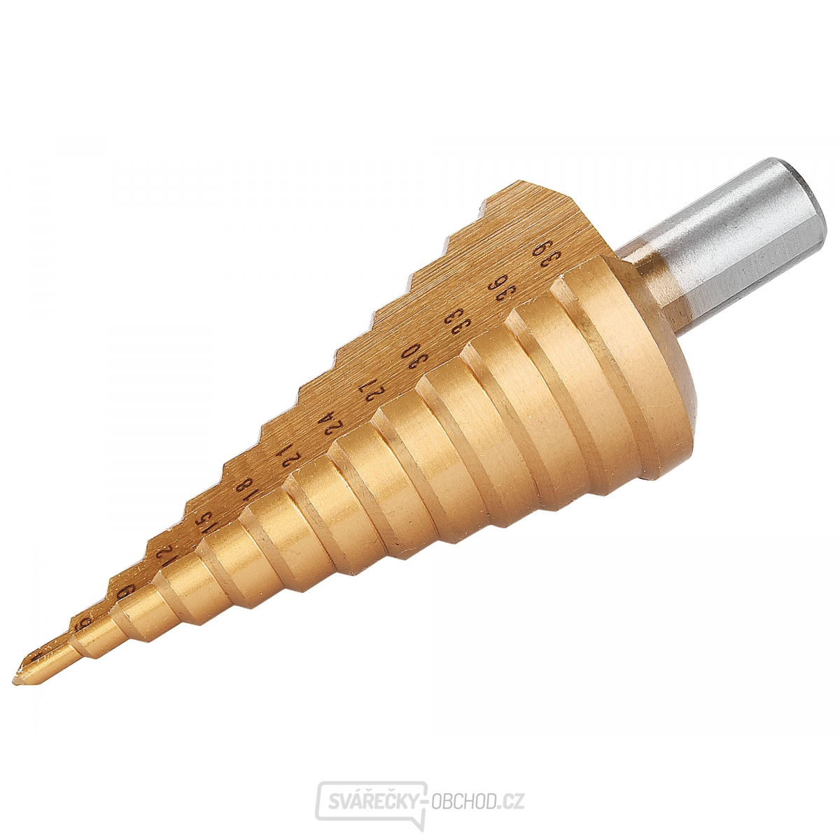 Vrták stupňovitý, O 4-39mm