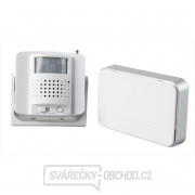 Solight bezdrátový hlásič pohybu/gong, externí PIR čidlo, napájení bateriemi, bílý gallery main image