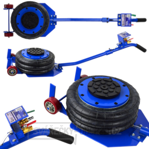 Pojízdný pneumatický měchový zvedák 3t, balonový, 135 - 400 mm Pojízdný pneumatický měchový zvedák 3t, balonový, 135 - 400 mm gallery main image