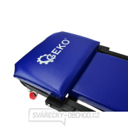 Dílenské skládací lehátko, sedátko 2 v 1, pojízdné náhled