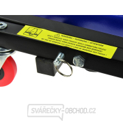 Dílenské skládací lehátko, sedátko 2 v 1, pojízdné náhled