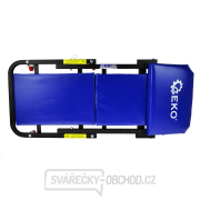 Dílenské skládací lehátko, sedátko 2 v 1, pojízdné náhled