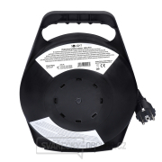 Solight prodlužovací přívod na bubnu, 4 zásuvky, 10m, černý kabel, 3x 1,0mm2 náhled