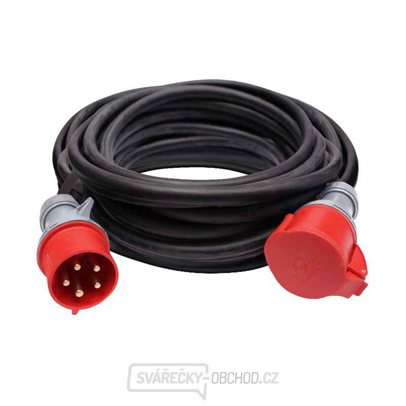 Solight prodlužovací přívod - spojka, 1 zásuvka, černá, 20m