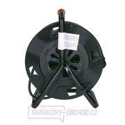 Solight prodlužovací přívod na bubnu, 1 zásuvka, venkovní, 25m gumový kabel, 3x 1,5mm2, IP44 náhled