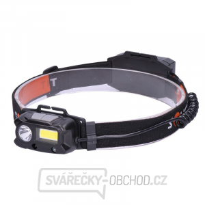 Solight LED čelová nabíjecí svítilna, 3W + COB,150 + 60lm, Li-ion gallery main image