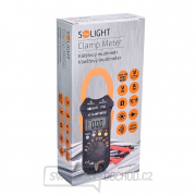 Solight klešťový multimetr, max. AC 600V/600A, max. DC 600V, test diody, bzučák, odpor, teplota Náhled