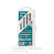 Vrtáky do betonu SDS Plus, sada 4ks Náhled