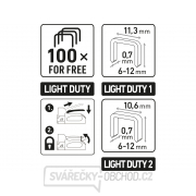 Pistole sponkovací 3funkční, 6-12mm, včetně 100ks spon Pistole sponkovací 3funkční, 6-12mm, včetně 100ks spon náhled