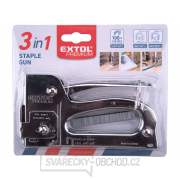 Pistole sponkovací 3funkční, 6-12mm, včetně 100ks spon Pistole sponkovací 3funkční, 6-12mm, včetně 100ks spon náhled