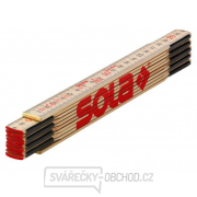 SOLA - H 2/10 - dřevěný skládací metr 2m SOLA - H 2/10 - dřevěný skládací metr 2m gallery main image