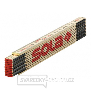 SOLA - H 2.4/12 - dřevěný skládací metr 2,4m