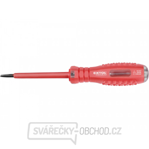 Zkoušečka napětí 110-250V, plochá (-), 160mm Zkoušečka napětí 110-250V, plochá (-), 160mm gallery main image