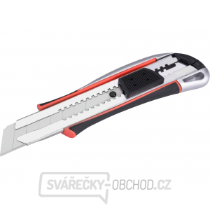 Nůž ulamovací kovový s výstuhou, 25mm Auto-lock Nůž ulamovací kovový s výstuhou, 25mm Auto-lock gallery main image