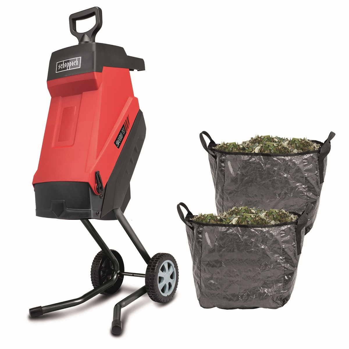 Scheppach GS 55 elektrický nožový drtič větví 2400 W 5904404901