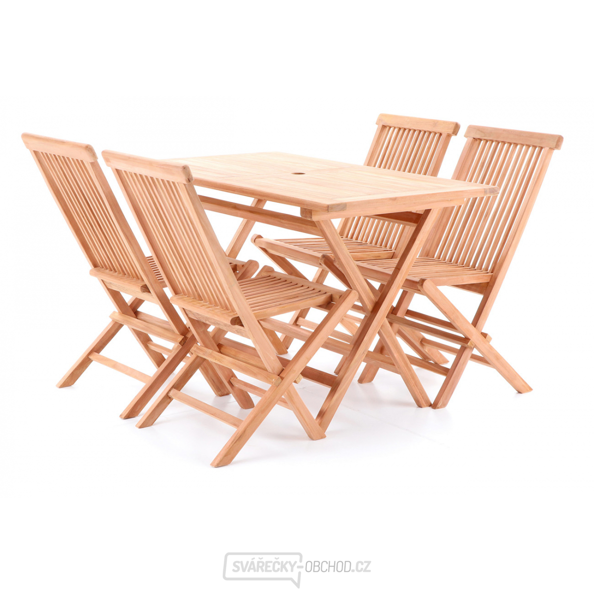 TEAK POHODA Stolová sestava SET 4  TEAK POHODA Stolová sestava SET 4  gallery main image