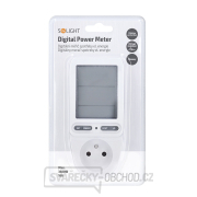 Solight digitální měřič spotřeby el. energie, velký displej náhled