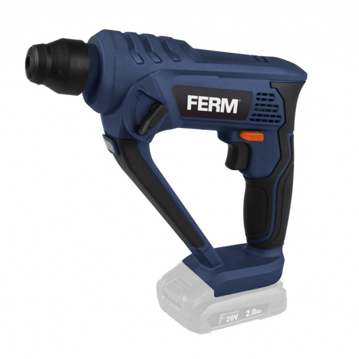 Ferm HDM1051 - Aku bourací kladivo Li-Ion 20V, bez akumulátoru HDM1051
