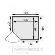 Finská sauna KARIBU ELEA (6170) Náhled