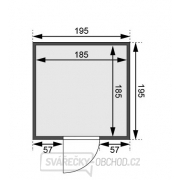 Finská sauna KARIBU JARA (6172) Náhled