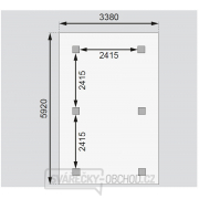 Carport Dřevěný přístřešek na auto KARIBU KIRN 2 68844 Náhled