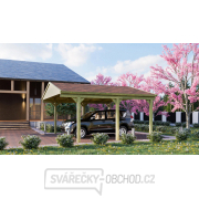 Carport Dřevěný přístřešek na 2 auta se sedlovou střechou KARIBU SATTELDACH 3 43470 Náhled Carport Dřevěný přístřešek na 2 auta se sedlovou střechou KARIBU SATTELDACH 3 43470 Náhled