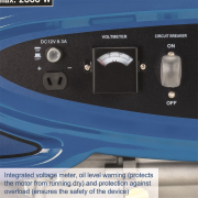 Scheppach SG 3200 Rámová elektrocentrála 2800 W s regulací AVR Náhled
