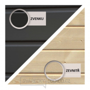 Dřevěný domek KARIBU ASKOLA 2 (82901) tm. šedý náhled