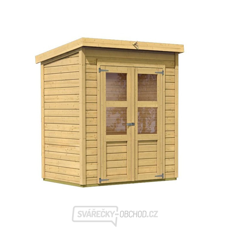 Dřevěný domek KARIBU MERSEBURG 2 (68150) natur