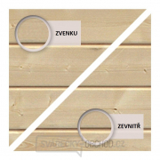 Dřevěný domek KARIBU ASKOLA 3 + přístavek 280 cm (77726) natur náhled