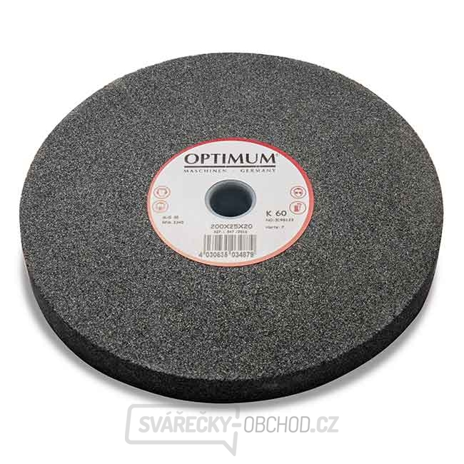 Brusný kotouč 400 x 50 x 40 mm - K60, tvrdost M, korund