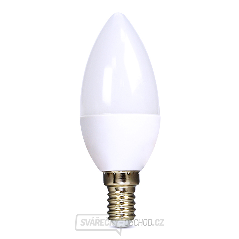 Solight LED žárovka, svíčka, 6W, E14, 6000K, 510lm