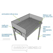 MARS - skládací nerezový gril 640x490x330mm Náhled