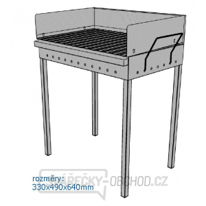 MARS - skládací nerezový gril 640x490x330mm MARS - skládací nerezový gril 640x490x330mm gallery main image